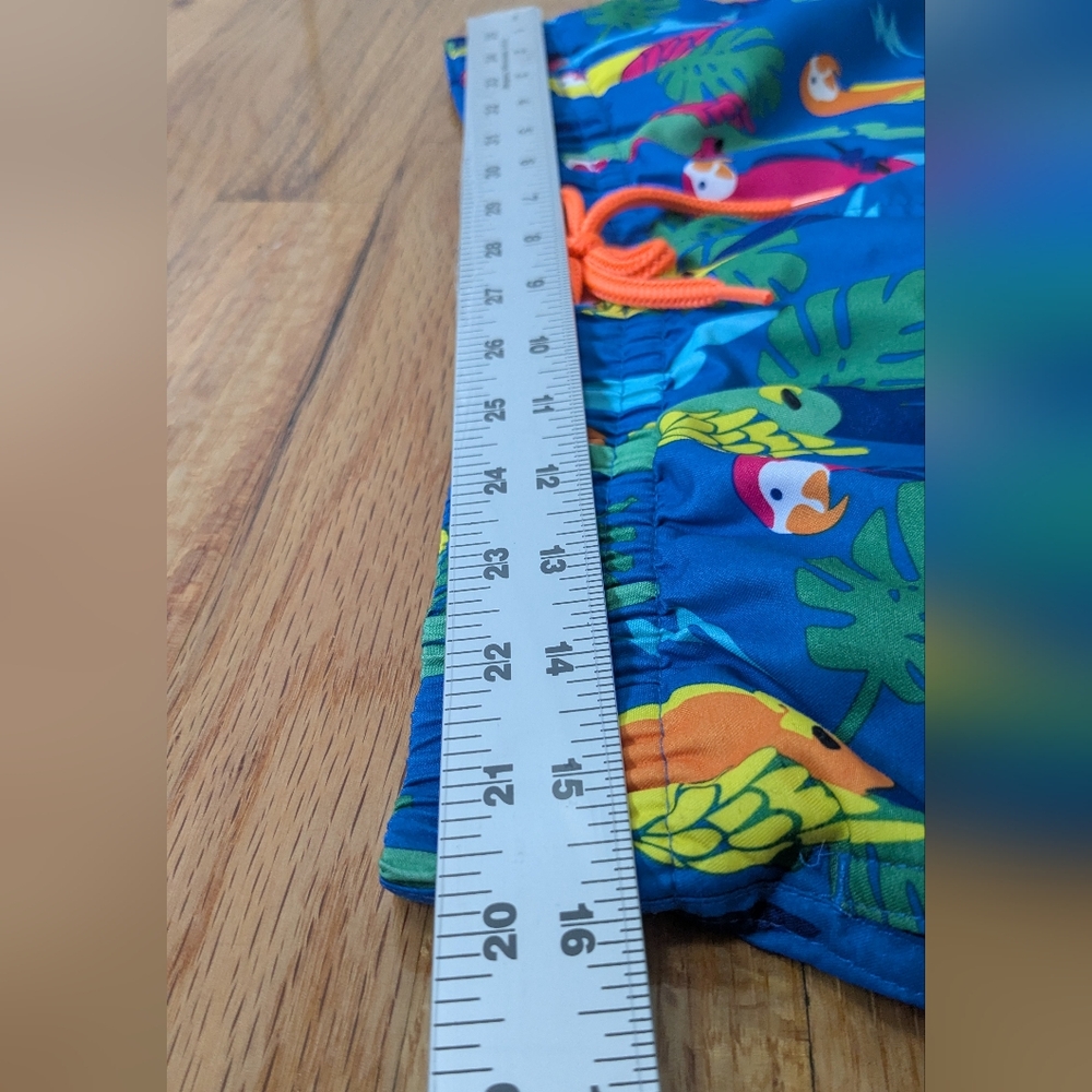 Wave Zone Tropical Print Swim Shorts View 4